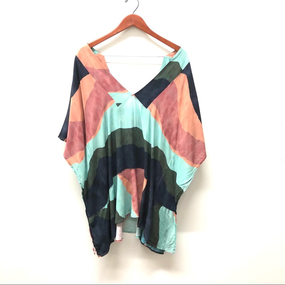 VIIX Paula Hermanny Multicolored Coverup Size L